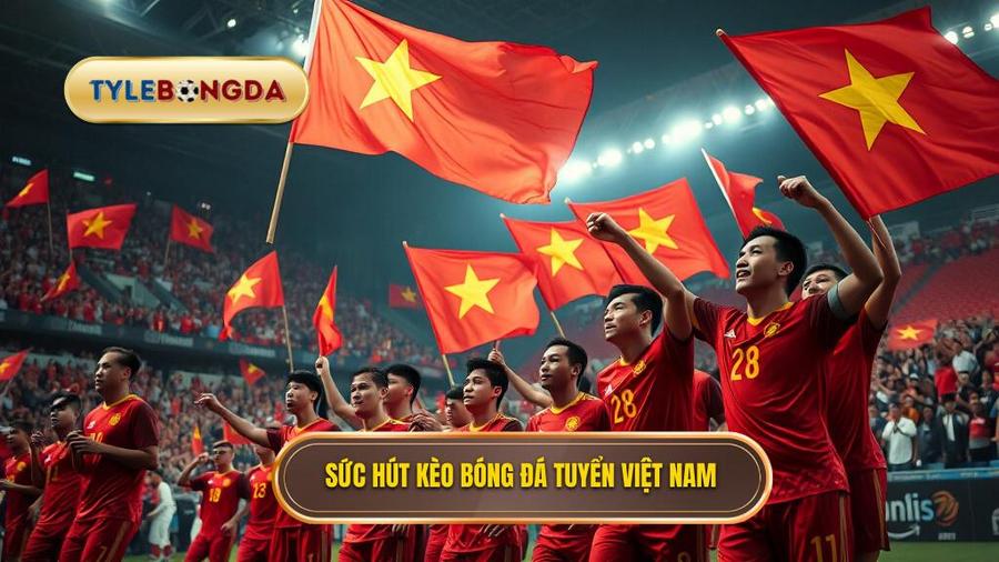 Sức hút khó cưỡng của kèo bóng đá đội tuyển Việt Nam