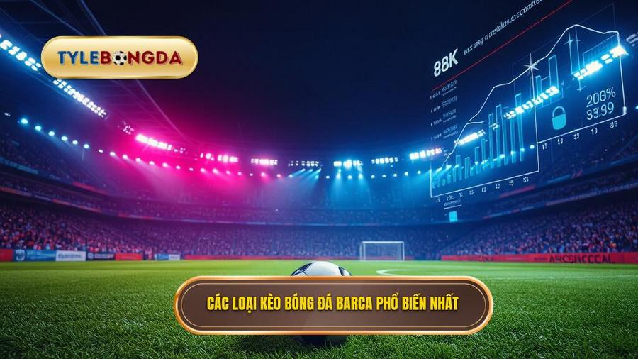 Các loại kèo bóng đá Barca phổ biến nhất hiện nay
