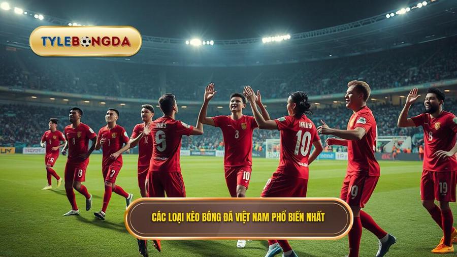 Các loại kèo bóng đá đội tuyển Việt Nam phổ biến nhất