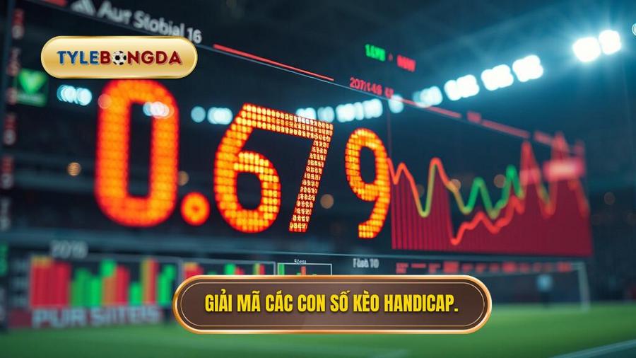 Giải mã ý nghĩa các con số trên bảng kèo Châu Á (Handicap)