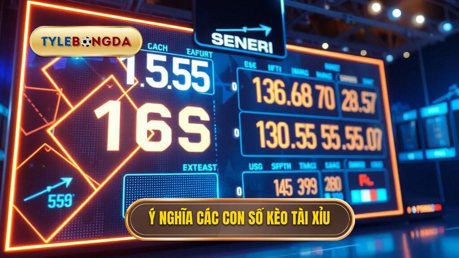 Ý nghĩa các con số trên bảng kèo Tài Xỉu (Over/Under)